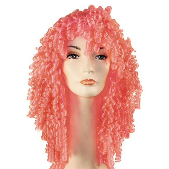 Spring Curl Long Black Wig Costume - Black