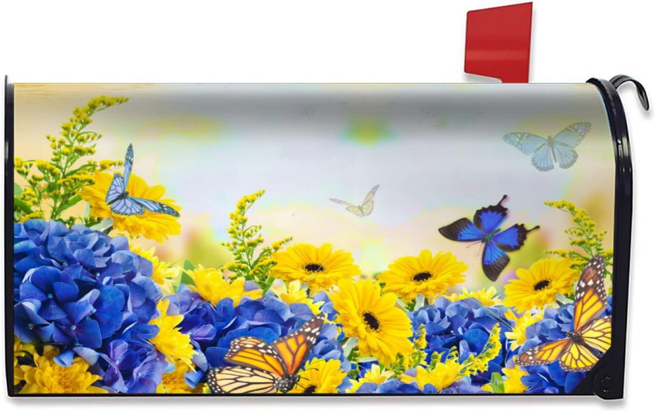 Spring Daisies Flowers Mailbox Cover Magnetic Standard Size 21x18 Inch ...