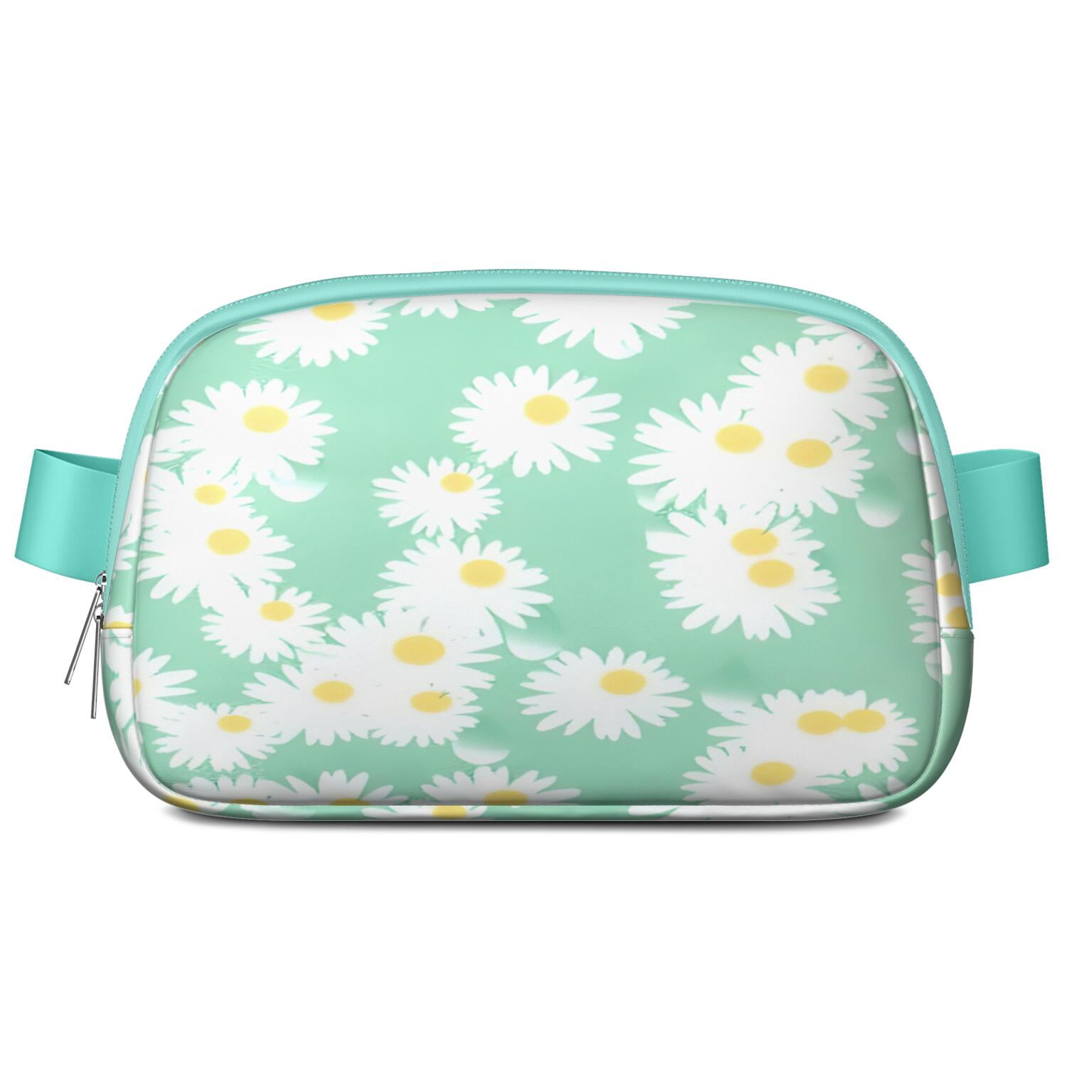 Spring Daisy Fanny Pack – Vintage Boho Flower Waist Bag with Cute Yellow Floral Print for Seasonal Festivals & Travel