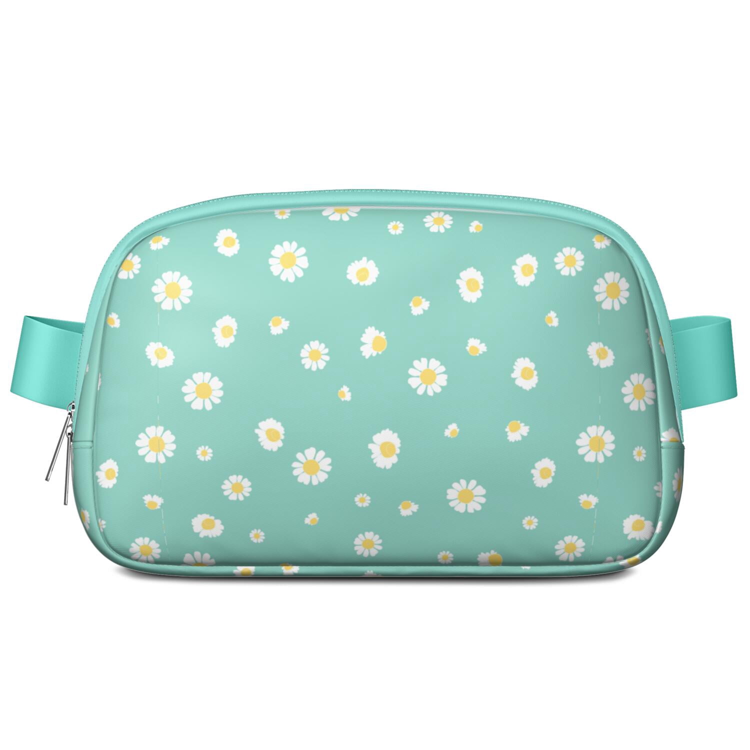 Spring Daisy Fanny Pack – Vintage Boho Flower Waist Bag with Cute Yellow Floral Print for Seasonal Festivals & Travel