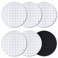 thumbnail image 1 of Spring Daisy Floral Coasters Set of 6, Absorbent Coasters for Drinks, Yellow Plaid Summer Botanical Coaster for Desk Coffee Table Protection, Home Decor House Warming Gifts 4", 1 of 8