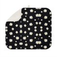 thumbnail image 1 of Spring Daisy Floral Dish Rack Mat for Kitchen Sink Countertop Microfiber Absorbent Pad Foldable Drainer Mat 16x18 Inch, 1 of 7