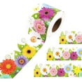 thumbnail image 1 of Spring Daisy Flower Bulletin Board Borders, 3in x 59ft Floral Scalloped Trim for Classroom, School & Home Decor, 1 of 8