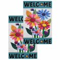 thumbnail image 1 of Spring Daisy Kitchen Dish Towels for Drying Dishes Set of 2, Turquoise Modern Abstract Art Dots Floral Waffle Weave Microfiber Hand Tea Bathroom Towels Quick Dry & Absorbent Towel 15.7x23.6, 1 of 7