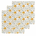 thumbnail image 1 of Spring Daisy Kitchen Dish Towels for Drying Dishes Set of 3, Country Watercolor Yellow White Floral Leaf Waffle Weave Microfiber Hand Tea Bathroom Towels Quick Dry & Absorbent Towel 12x12, 1 of 7