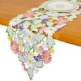 thumbnail image 1 of Spring Daisy Table Runners Embroidered Flowery Table Linen for Home Decoration 13 X 69 Inch, 1 of 4