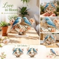 thumbnail image 1 of Spring Decor for Home, Hummingbird Decor, Aesthetic Home Decor, Spring Table Centerpiece, 1Pc 2D Acrylic Handmade Love Birds on Heart Stand Decor 8X8X0.5 Inch for Entryway Table, 1 of 7