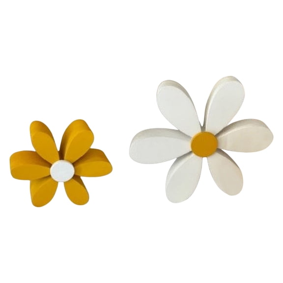 Spring Decor Wooden Flower Decor Spring Table Decorations Daisy Butterfly Table Centerpiece Colorful Wood Floral Decorations for Home Kitchen Holiday Desk Shelf Easter Tabletop Spring Farmhouse