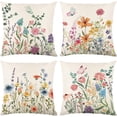 thumbnail image 1 of Spring Decorations for Home - Spring Pillow Covers 18x18, Outdoor Pillow Covers Spring Farmhouse Throw Pillow Cover Garden Linen Cushion Case for Home Decor, 1 of 6