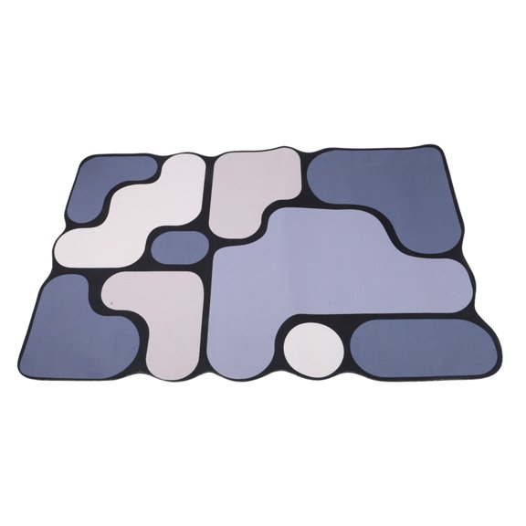 Spring Diatomaceous Earth Absorbent Bath Mat Non Slip Quick Drying Puzzle Design 50x80