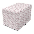 thumbnail image 1 of Spring Dog Crate Cover, Japanese Cherry Blossom Sakura Tree Flourishing Branches Revival Season, Easy to Use Pet Kennel Cover Small Dogs Puppies Kittens, 7 Sizes, Pale Pink and White, by Ambesonne, 1 of 1