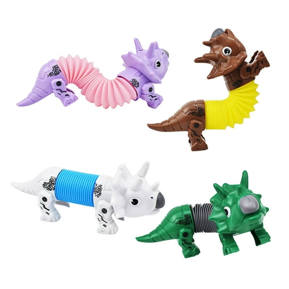 Spring Dog Toys Fine Motor Skills Toddler Sensory Stretch Hose Toy Stress Educational For Kids Adults