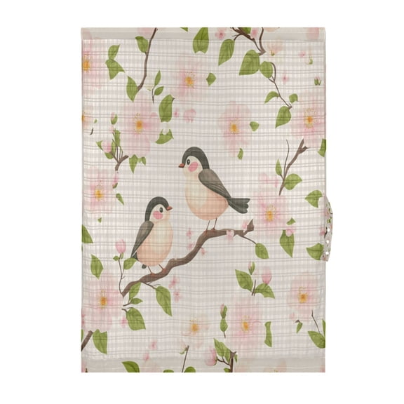 Spring Door Curtain 25x40in Privacy Mesh with UV Protection Tie Back Rod Pockets