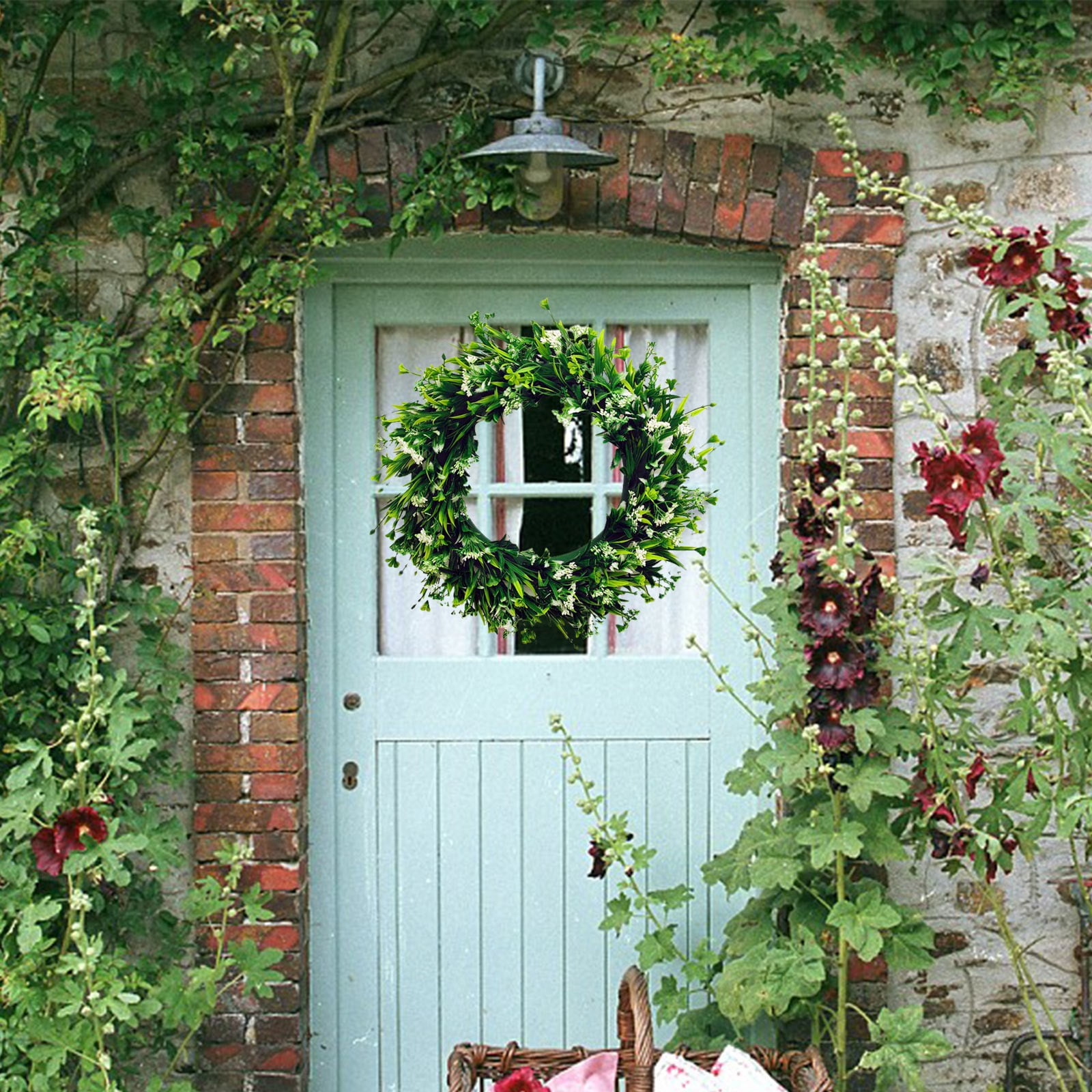 Spring Door Decoration Wreath Full Of Wreath Wreath Full Of Ring Door