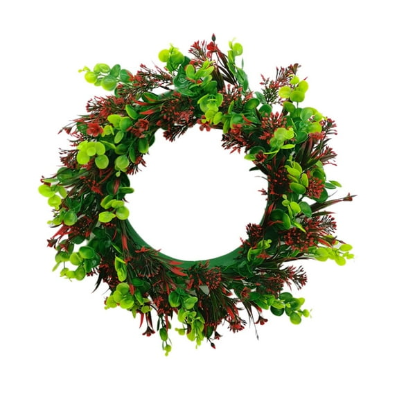 Spring Door Decoration Wreath Full Of Wreath Wreath Full Of Ring Door Decorations Flowers And Grasses Wedding Decoration Hangings 42cm/16.5inch Christmas Table Wreath Large Wreath 60 Wreath for Door