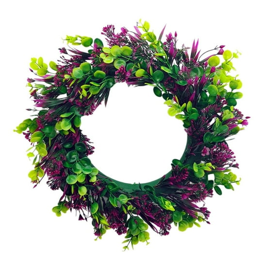 Spring Door Decoration Wreath Full Of Wreath Wreath Full Of Ring Door Decorations Flowers And Grasses Wedding Decoration Hangings 42cm/16.5inch Christmas Table Wreath Large Wreath 60 Wreath for Door
