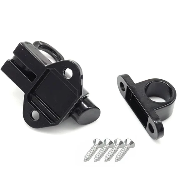 Spring Door Lock Self-Closing Latch Aluminum Alloy Automatic Window Gate Lock K