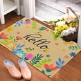 thumbnail image 1 of Spring Door Mat 30 X 17 Inch - Floral Hello Spring Doormat Indoor Outdoor Entrance Patio Floor Mat Non Slip Durable Spring Decor Rubber Mats, 1 of 4