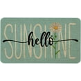 thumbnail image 1 of Spring Door Mat 30 X 17 Inch Hello Sunshine Daisy Doormat Indoor Outdoor Entrance Floor Rug Non Slip Spring Summer Decor Rubber Mats, 1 of 6