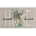 thumbnail image 1 of Spring Door Mat,Home Sweet Home Leaves Indoor Outdoor Non-Slip Doormat,Entryway Front Porch Summer Welcome Mat Grey for Entrance Decor,30/'''' x 17/'''', 30/''''×17/'''', 1 of 6