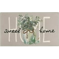 thumbnail image 1 of Spring Door Mat,Home Sweet Home Leaves Indoor Outdoor Non-Slip Doormat,Entryway Front Porch Summer Welcome Mat Grey for Entrance Decor,30/'''' x 17/'''', 30/''''×17/'''', 1 of 6