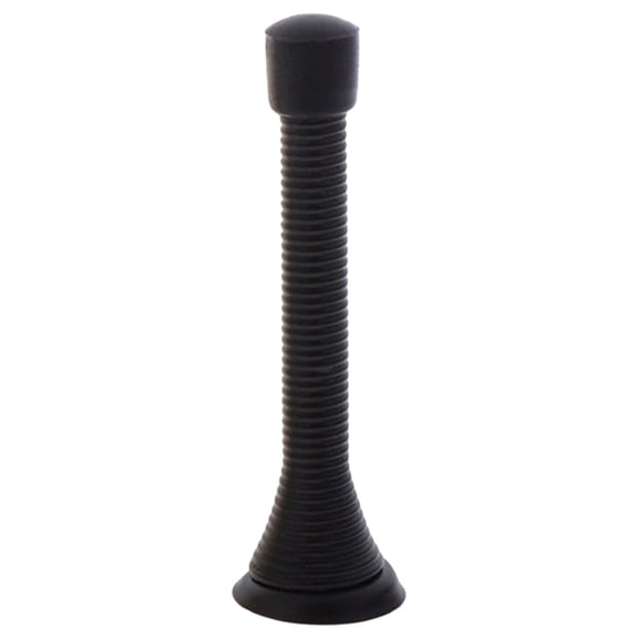 Spring Door Stop Bumper, Wall Mount Flexible Spring Door Stopper, Rubber Tip Noise Dampening Door Holder, Spring Door Buffer, Anti-Collision Door Stop for Interior Entry Doors, Wall Protection