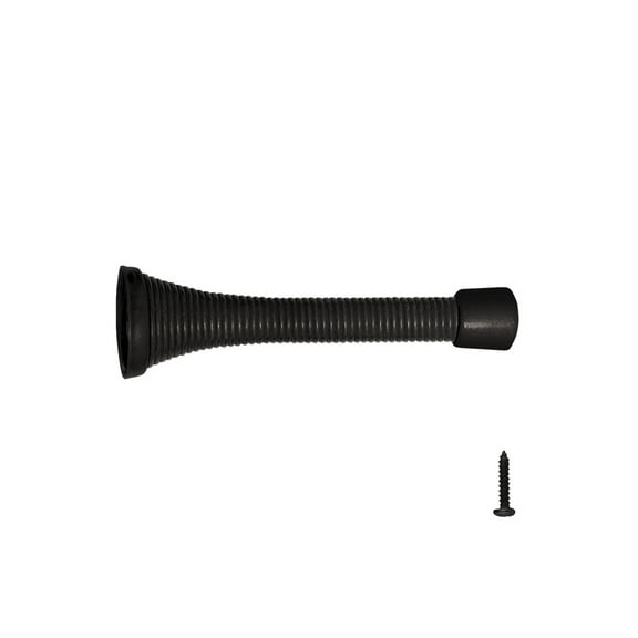 Design House 10-Pack Spring Door Stops with Rubber Tips, Oil Rubbed Bronze