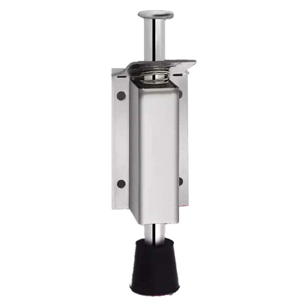 Spring Door Stopper Foot Kickdown Stop Telescopestainles Steel Sturdy