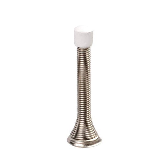 Spring Door Stopper - Prevents Door Marks & Scrapes - Wall Mounted for Home Use