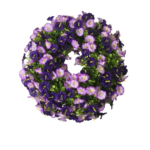Spring Door Wreath Artificial Greenery Wreath For Front Door Indoor Outdoor Wall Decor Holiday Home Decoration Faux Flower Wreath Grapevine Wreath Porch Welcome Decor