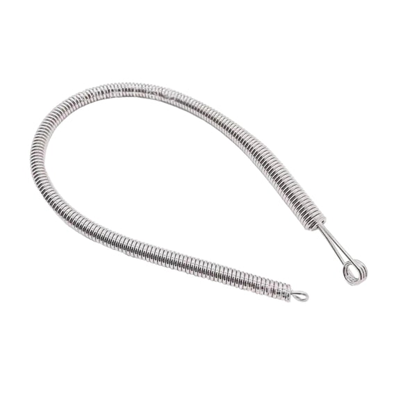 Spring Drawstring Needle Threader,New DIY Rope Threader Clip,Drawstrings Replacement with Easy Threaders,Drawstring Threader Tool Set,for Drawstring Replacement for Hoodies,Pants,Silver,9.25"