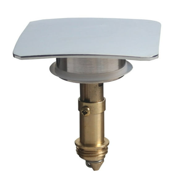 Spring Easily Operable 66mm Click Clack Brass Basin Drain Cover for Bathrooms