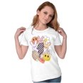 thumbnail image 1 of Spring Easter Bunny Disco Collage Womens Slim Fit Graphic Tee Brisco Brands S, 1 of 5