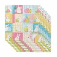 thumbnail image 1 of Spring Easter Cloth Napkins, Plaid Bunny Eggs Checkered Farmhouse Washable and Reusable Dinner Napkins Set of 8, Table Napkin for Kitchen Party Birthday Wedding Hotel Housewarming 20"x20", 1 of 8