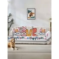 thumbnail image 1 of Spring Easter Couch Cover, Colorful Gnomes Rabbits Eggs Flowers Love Beige Sofa Cover Blanket for Loveseat Couches, Sectional Sofa Slipcover Furniture Protector for Living Room Bedroom 71''x118'', 1 of 9