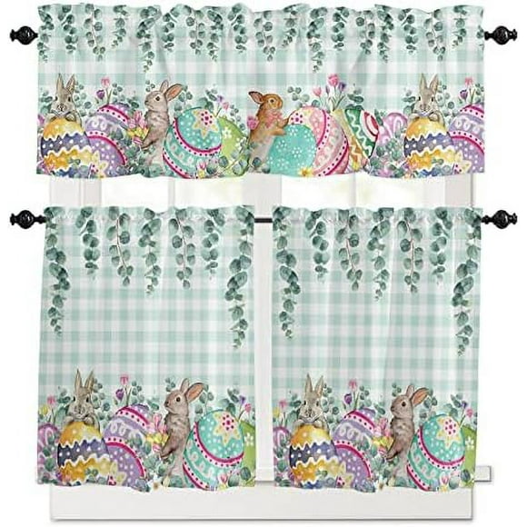 Easter Kitchen Curtains