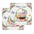 thumbnail image 1 of Spring Easter Kitchen Dish Towels for Drying Dishes Set of 2, Colorful Eggs Daisy Flowers Basket Butterfly Waffle Weave Microfiber Hand Tea Bathroom Towels Quick Dry & Absorbent Towel 12x12, 1 of 7