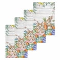 thumbnail image 1 of Spring Easter Kitchen Dish Towels for Drying Dishes Set of 4, Bunny Eggs Floral Leaves Farm Wooden Grain Waffle Weave Microfiber Hand Tea Bathroom Towels Quick Dry & Absorbent Towel 15.7x23.6, 1 of 7