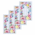 thumbnail image 1 of Spring Easter Kitchen Dish Towels for Drying Dishes Set of 4, Watercolor Flower Eggs Berry Leaf Blue Plaid Waffle Weave Microfiber Hand Tea Bathroom Towels Quick Dry & Absorbent Towel 15.7x23.6, 1 of 7