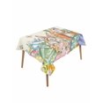 thumbnail image 1 of Spring Easter Rectangle Tablecloth, Rabbits Eggs Eucalyptus Branches Flowers Waterproof & StainResistant Tablecloth, Washable Oil-proof Table Cover for Dining/Party/Wedding/Camping/Buffet 52x70 In, 1 of 9