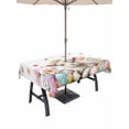 thumbnail image 1 of Spring Easter Sheep Outdoor Tablecloth - 60x102 Inch Rectangle Dining Table Cover, Colorful Eggs Floral Botanical Waterproof Outdoor Table Cloth with Umbrella Hole & Zipper for Picnic/Patio/Party, 1 of 7