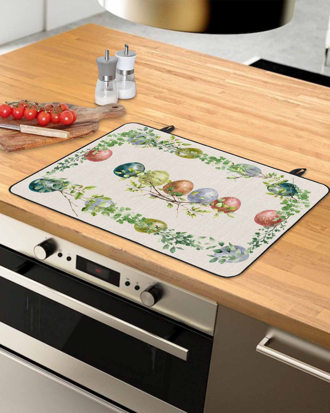 Spring Easter Stove Top Covers for Electric Stove, Heat Insulation