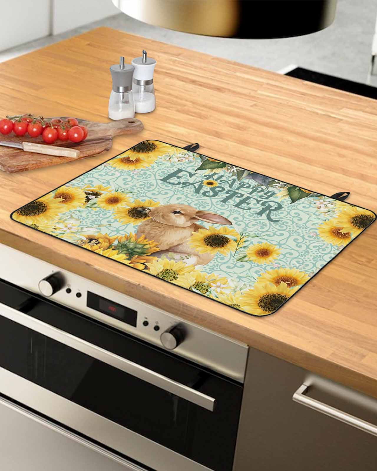 Spring Easter Stove Top Covers for Electric Stove, Heat Insulation