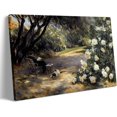 thumbnail image 1 of Spring Easter Wildflowers Wall Art Flowers blooming in the field Canvas Painting Print Posters Room Aesthetic decoration Rustic Farmhouse Living Room Bedroom Wall Decor, 1 of 6