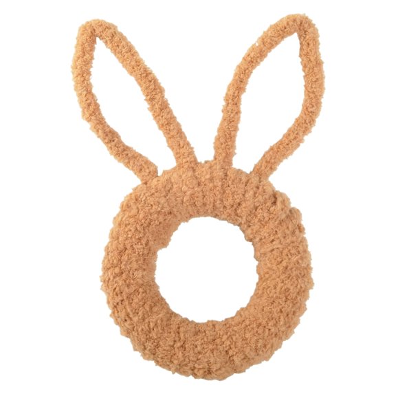 Spring Easter Wreath, Artificial Flower Bunny Head Shaped Wreath, 38Cm Wreath With Lifelike Florals & Lightweight Build - For Front Door, Indoor Walls, Mantels, Festive