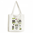 thumbnail image 1 of Spring Eiffel Paris France Graffiti Tote Canvas Bag Shopping Satchel Casual Handbag, 1 of 3