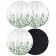thumbnail image 1 of Spring Emerald Green Eucalyptus Coasters Set of 4, Absorbent Coasters for Drinks, Botanical Leaf Country Coaster for Desk Coffee Table Protection, Home Decor House Warming Gifts 4", 1 of 8