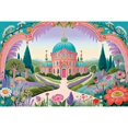 thumbnail image 1 of Spring Enchanted Forest Castle Backdrop Gard Flower ss Birthday ration Background Party Studio Props, 1 of 8