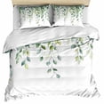 thumbnail image 1 of Spring Eucalyptus Leaves Bedding 3 Piece Duvet Cover Set Full Size, Botanical Summer Soft Microfiber Comforter Cover with Zipper Closure & Pillowcases, Wrinkle & FadeResistant Quilt Cover, 1 of 9