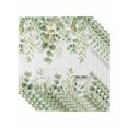 thumbnail image 1 of Spring Eucalyptus Leaves Cloth Napkins Set of 6 Reusable Dinner Napkins, Green Summer Botanical Cocktail Napkin Washable Table Napkins for Wedding/Holiday Party/Baby Shower 20"x20", 1 of 7